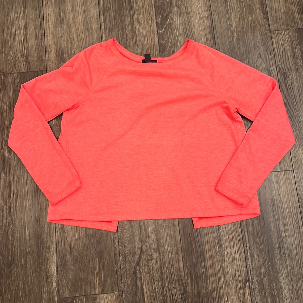Gap Open Back Crew Neck